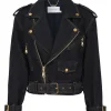 Crush Denim Biker Jacket