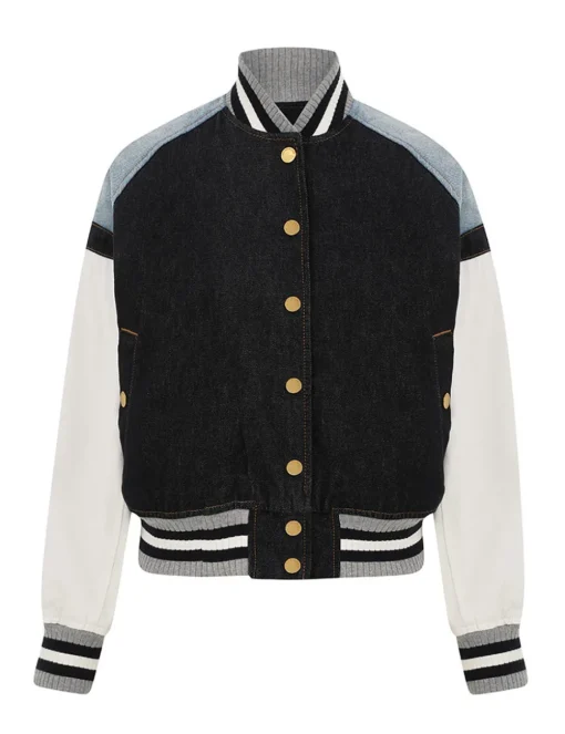 Crush Denim Bomber Jacket
