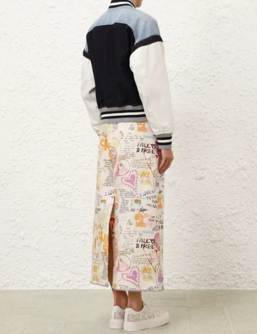 Crush Denim Bomber Jacket