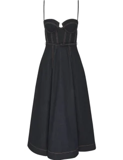 Crush Denim Corset Dress
