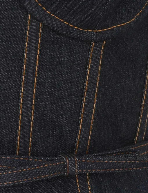 Crush Denim Corset Dress