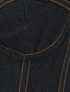 Crush Denim Corset Top