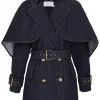Crush Denim Trench Coat