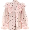 Crush Embroidered Blouse