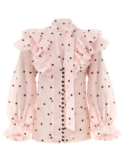 Crush Embroidered Blouse