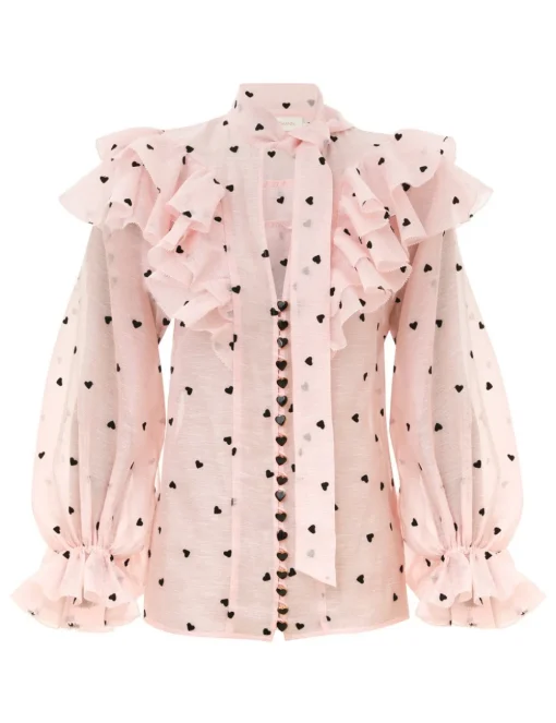 Crush Embroidered Blouse