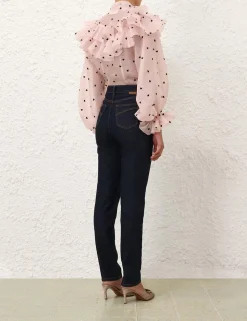 Crush Embroidered Blouse