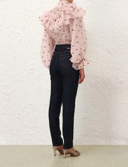 Crush Embroidered Blouse