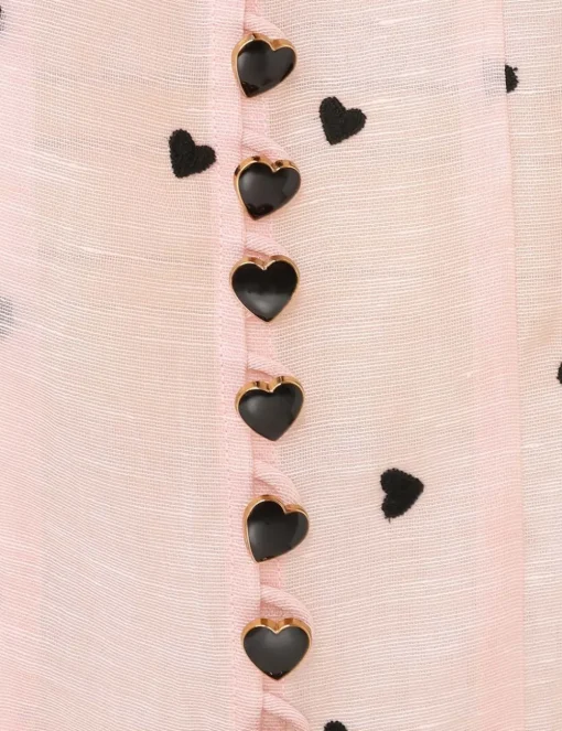 Crush Embroidered Blouse