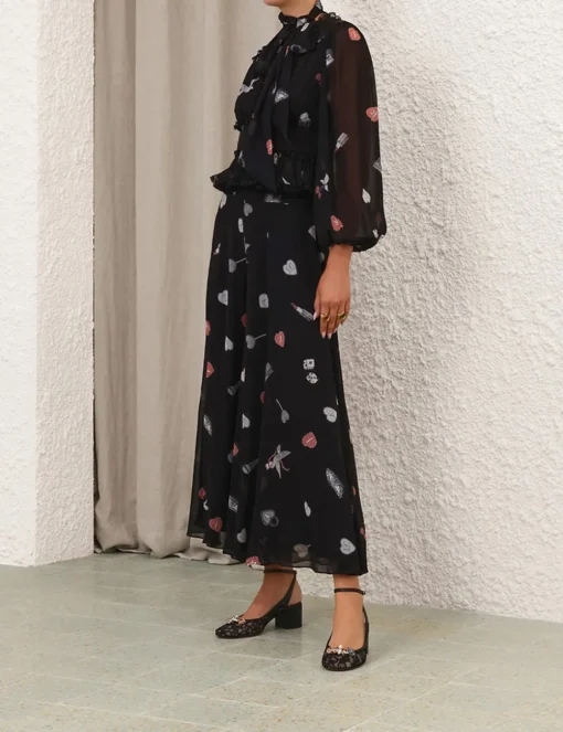 Crush Flared Culotte