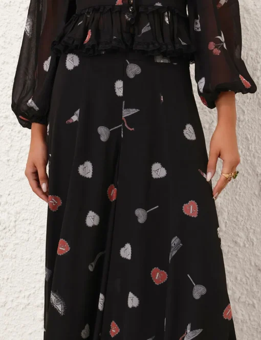Crush Flared Culotte
