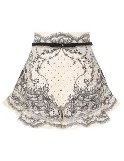 Crush Flat Front Frill Short