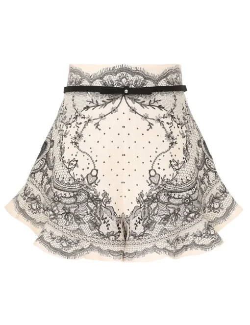 Crush Flat Front Frill Short