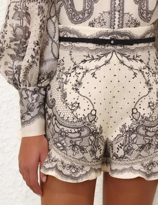 Crush Flat Front Frill Short