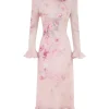 Crush Flower Midi Dress