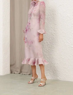 Crush Flower Midi Dress