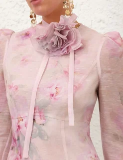 Crush Flower Midi Dress