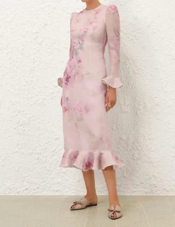 Crush Flower Midi Dress