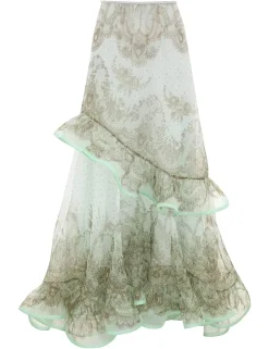 Crush Flutter Maxi Skirt