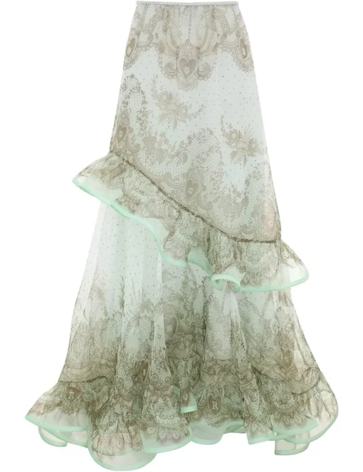 Crush Flutter Maxi Skirt