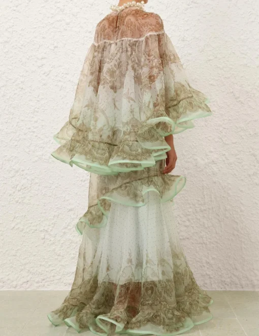 Crush Flutter Maxi Skirt