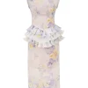 Crush Frill Midi Dress
