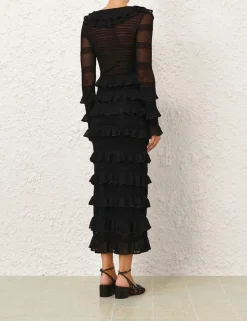 Crush Frilled V-neck Top