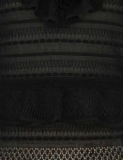 Crush Frilled V-neck Top