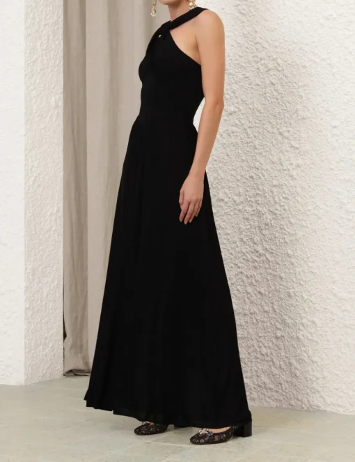 Crush Halter Neck Midi Dress