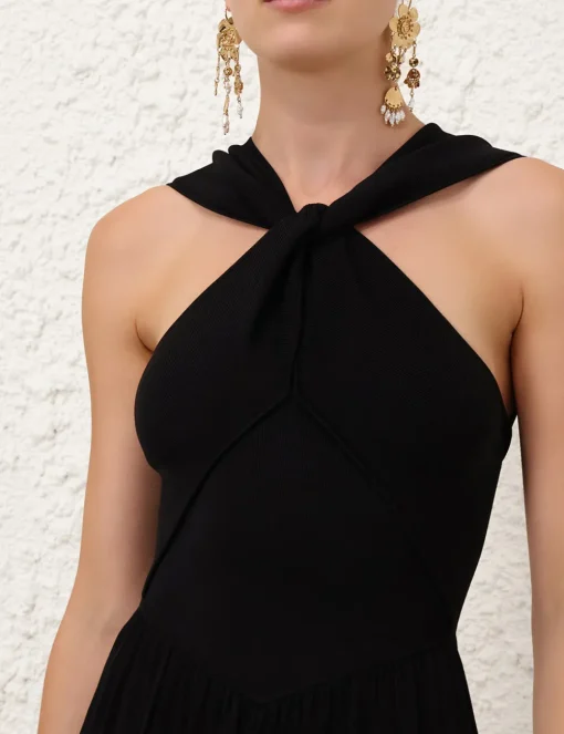 Crush Halter Neck Midi Dress