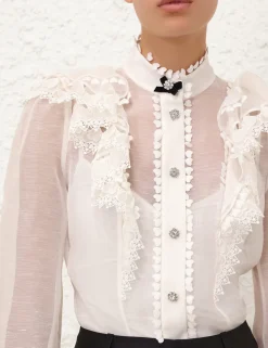 Crush Heart Embellished Blouse