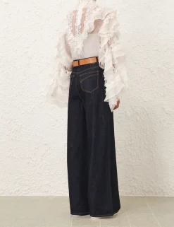 Crush Heart Trim Blouse