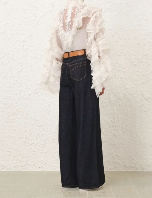 Crush Heart Trim Blouse