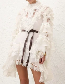 Crush Heart Trim Mini Dress