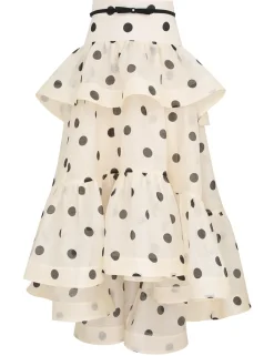 Crush High-Low Tiered Skirt