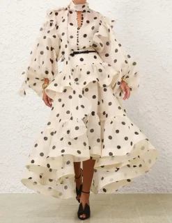 Crush High-Low Tiered Skirt
