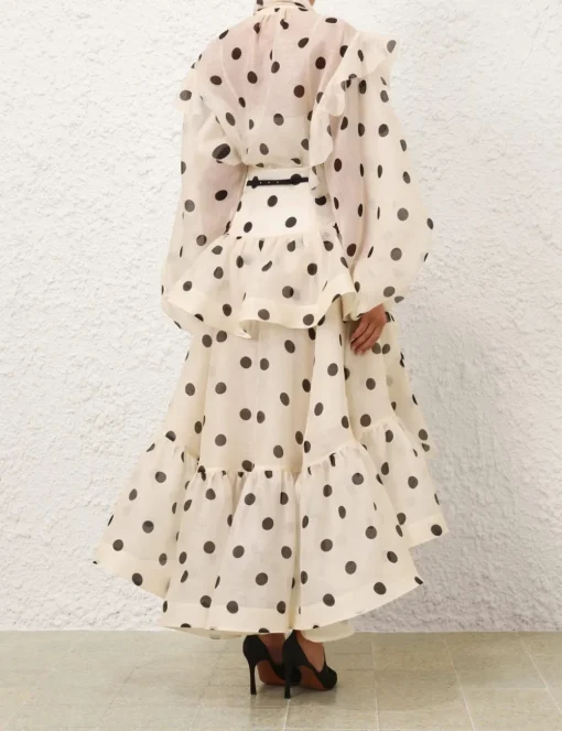 Crush High-Low Tiered Skirt