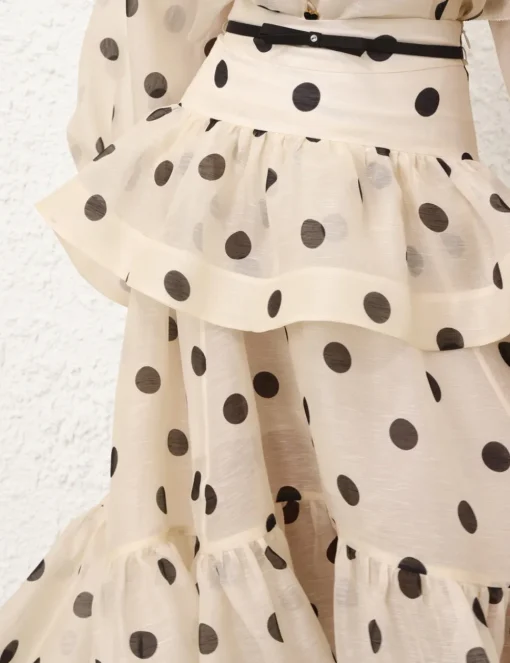 Crush High-Low Tiered Skirt