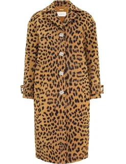 Crush Jacquard Barrel Coat