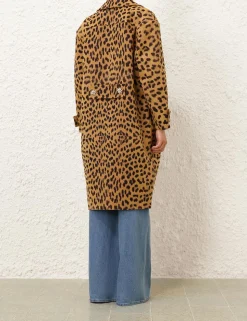 Crush Jacquard Barrel Coat