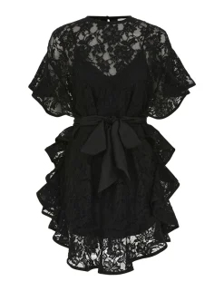 Crush Lace Frill Tunic