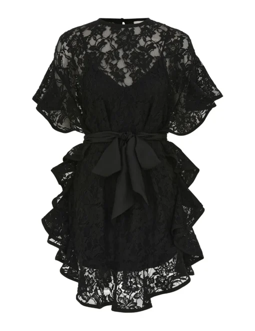 Crush Lace Frill Tunic
