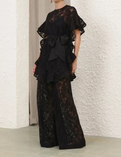 Crush Lace Frill Tunic