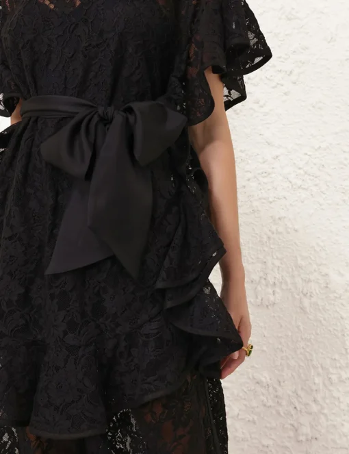 Crush Lace Frill Tunic