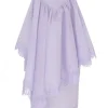 Crush Lace Trim Skirt
