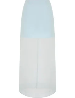 Crush Layered Pencil Skirt