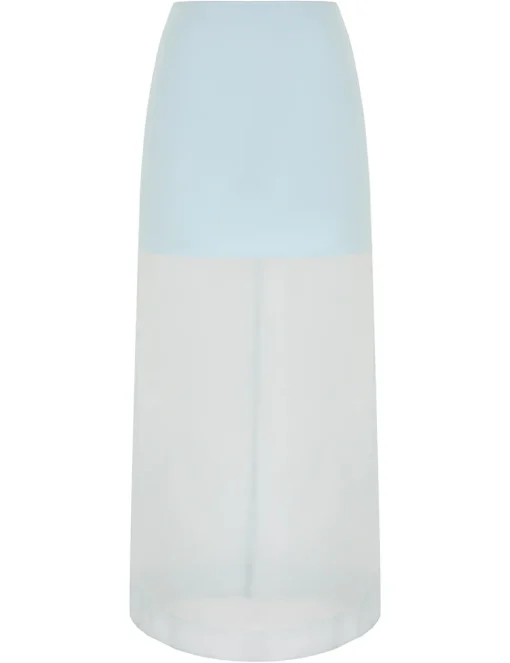 Crush Layered Pencil Skirt