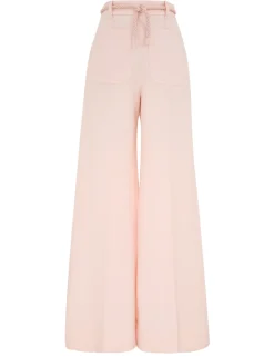 Crush Linen Flare Pant