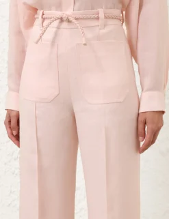 Crush Linen Flare Pant