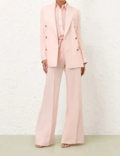 Crush Linen Flare Pant